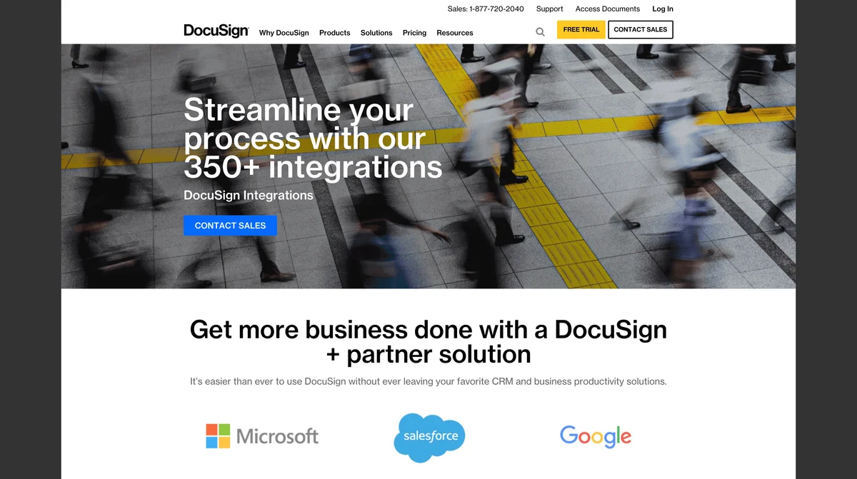 DocuSign marketplace screenshot